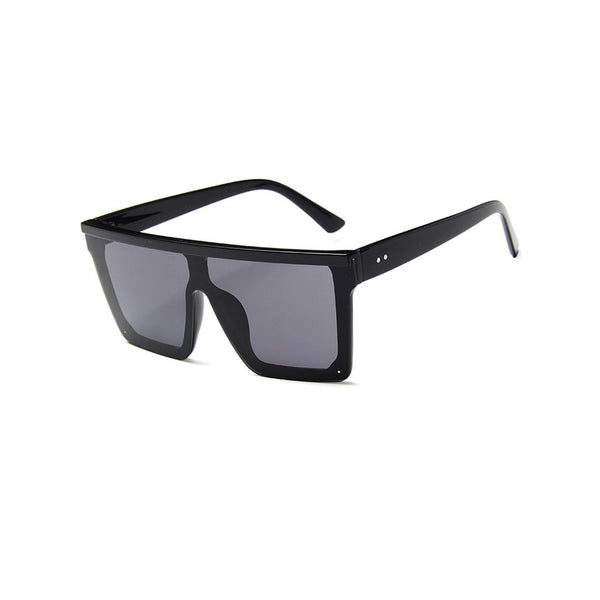 Futuristic HD Visual UV Protect Oversized Square Shield Visor Sunglasses