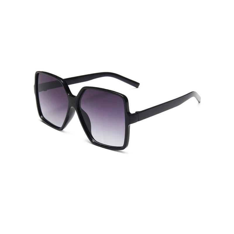 Trendy Tinted HD Visual UV Protect Waterproof Oversized Square Sunglasses